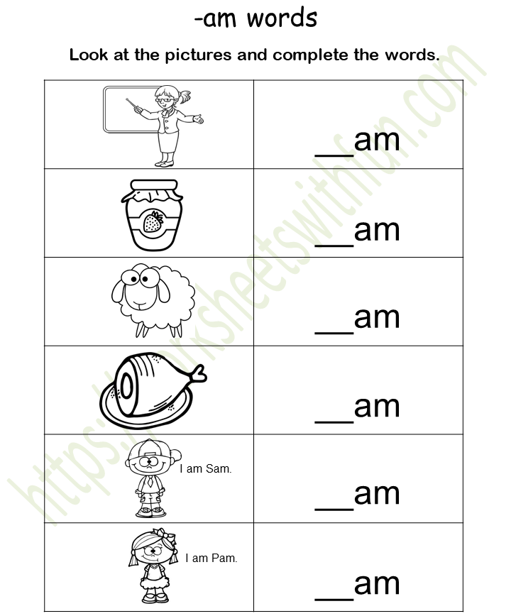 english-general-preschool-am-word-family-worksheet-2